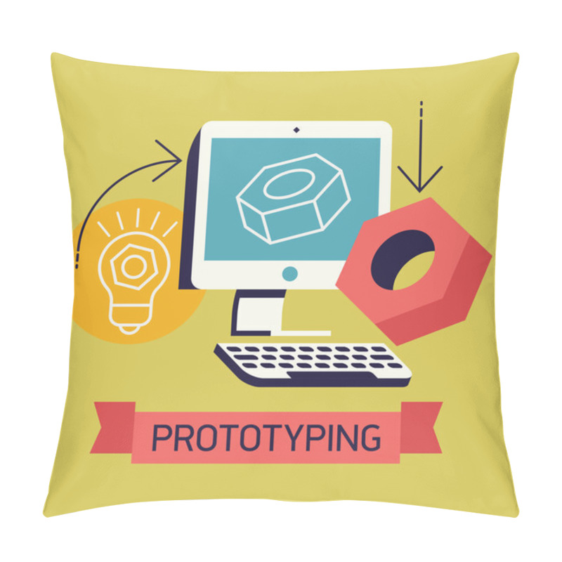 Personality  Cool Prototyping Process In Industry Pillow Covers