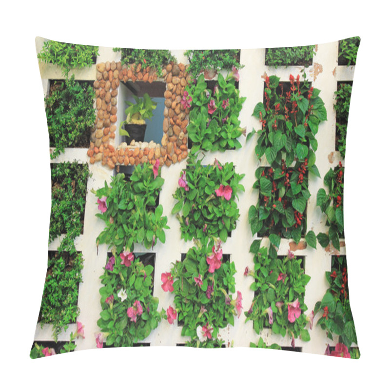 Personality  Plant In Frame Background Pillow Covers