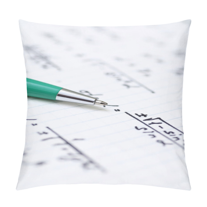 Personality  Solving Mathematical Problem Pillow Covers