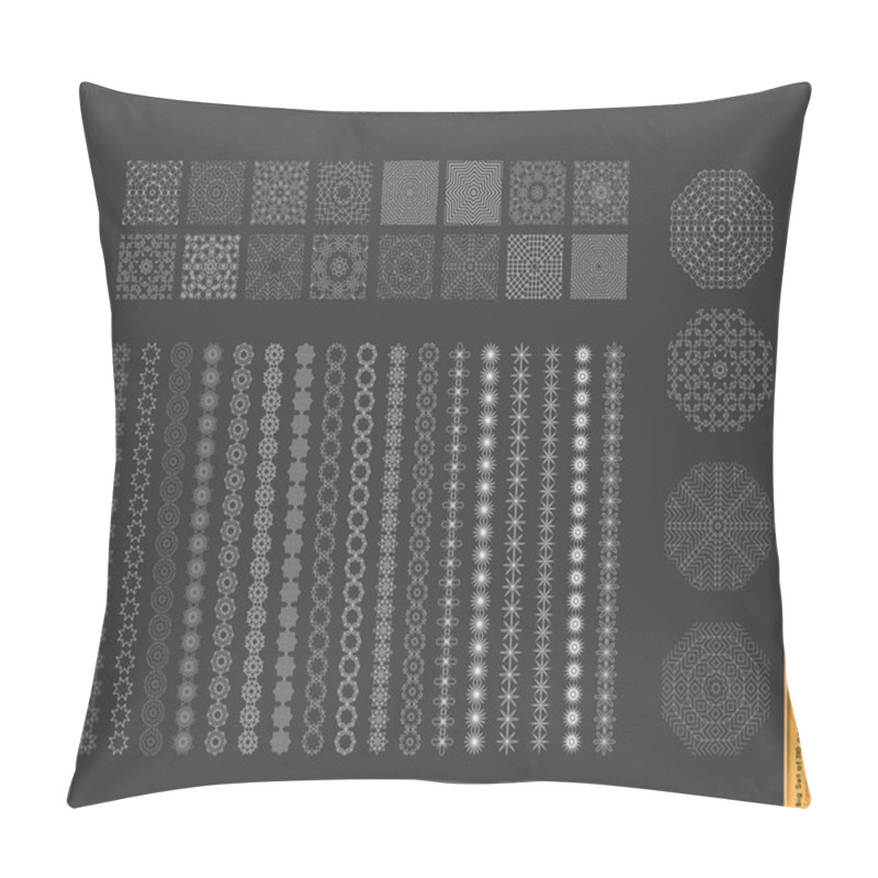 Personality  Big Set Of Minimal Geometric Monochrome Shapes. Pillow Covers