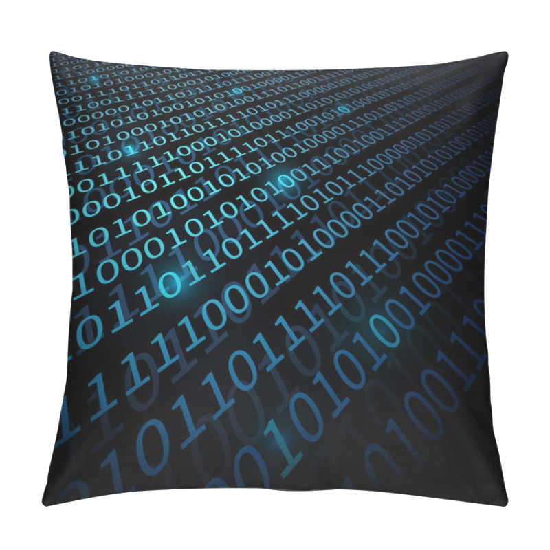 Personality  Binary Data Background Pillow Covers