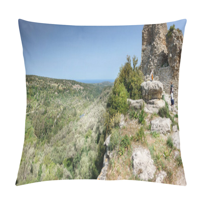 Personality  Group Of People On Exploration, Crete, Greece, Europe Pillow Covers