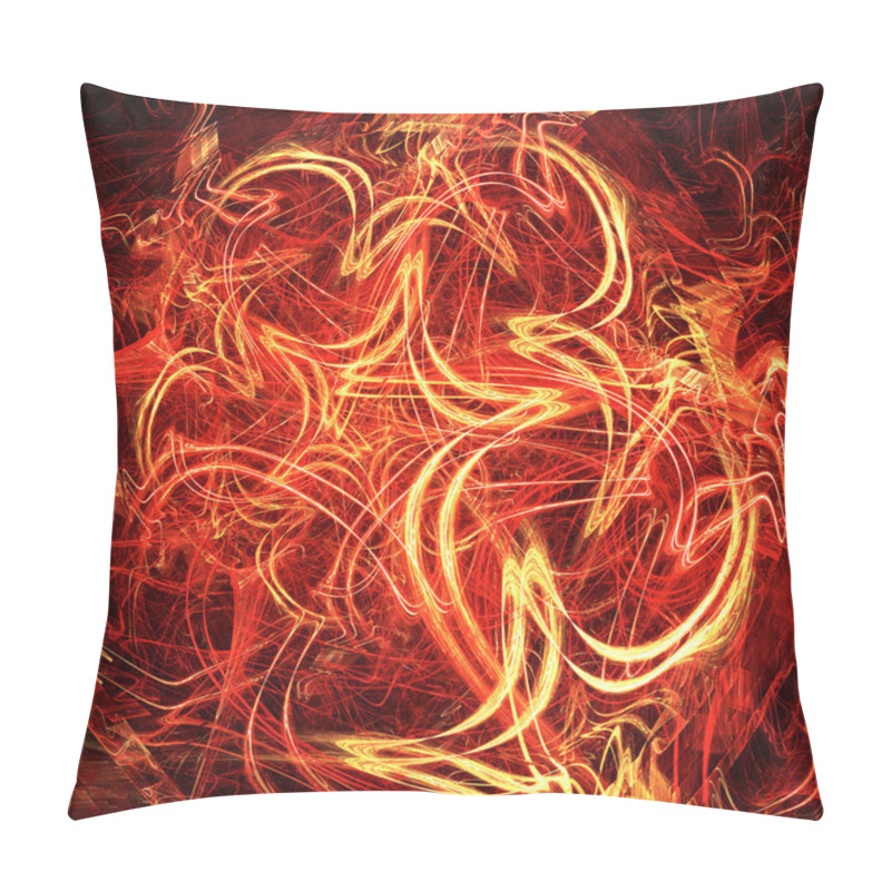 Personality  Fiery Celebratory Background Pillow Covers