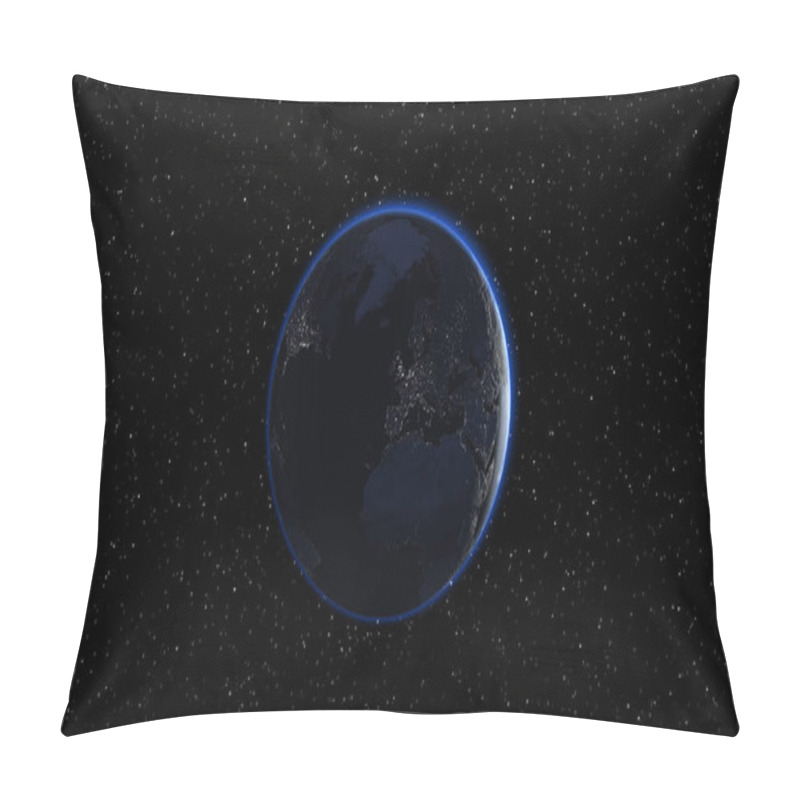 Personality  Planet Earth In Space. Pillow Covers