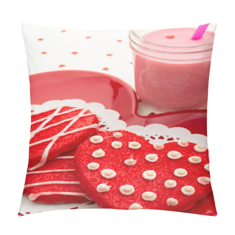 Personality  Valentine Decorated Cookies Pillow Covers