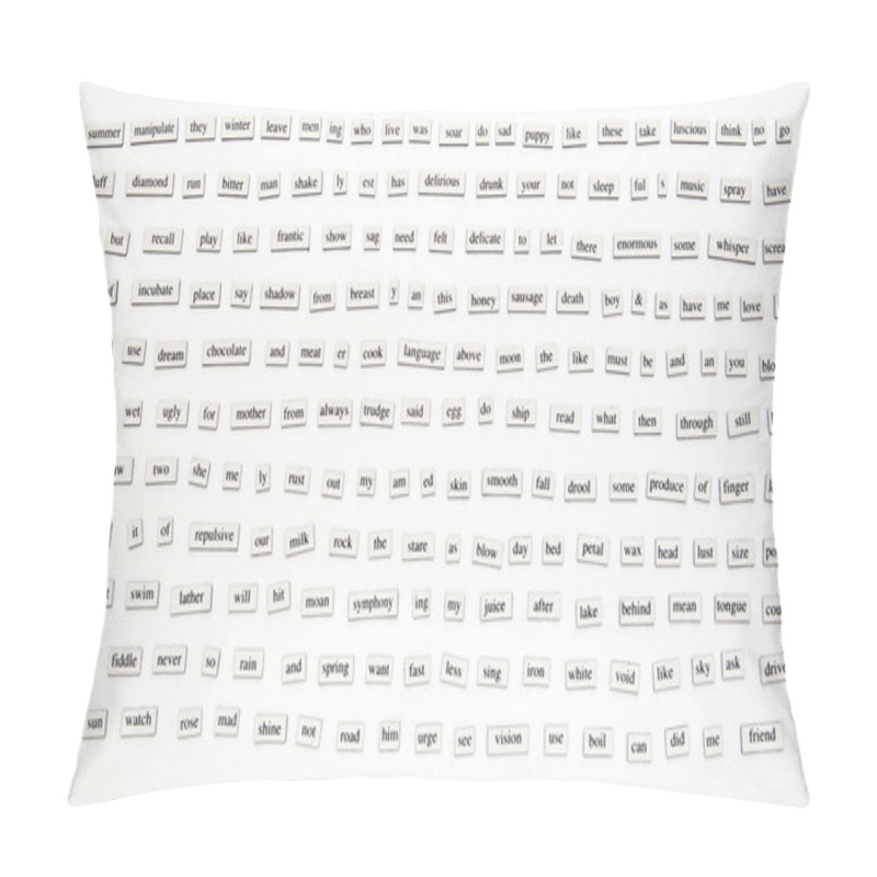 Personality  Magnetic Words Pillow Covers