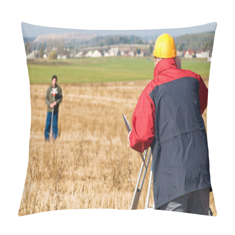 Personality  Surveyot Theodolite Works Pillow Covers