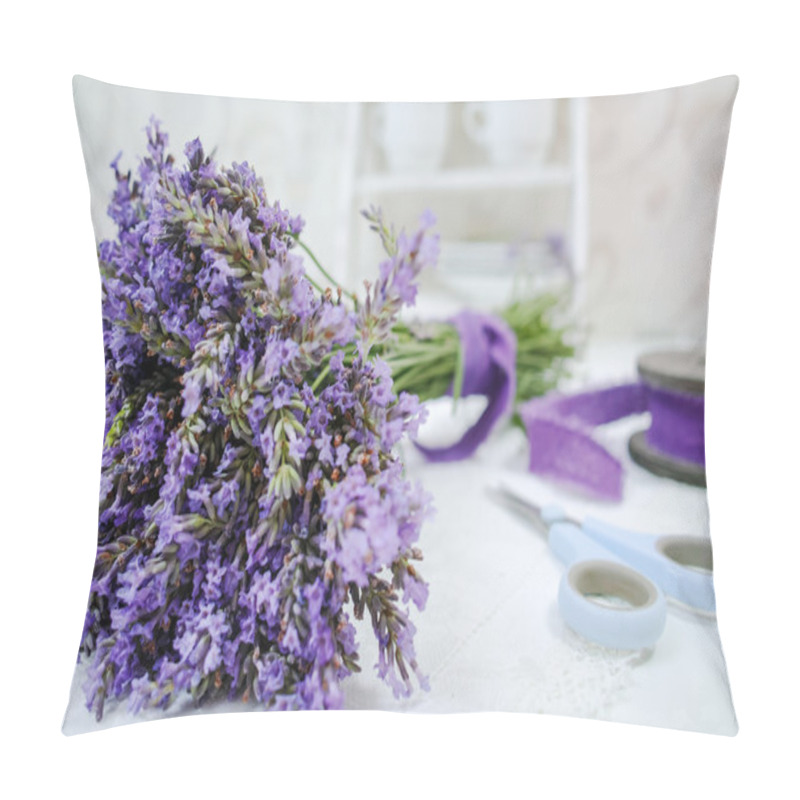 Personality  Making Fresh Lavender Bouquet Pillow Covers