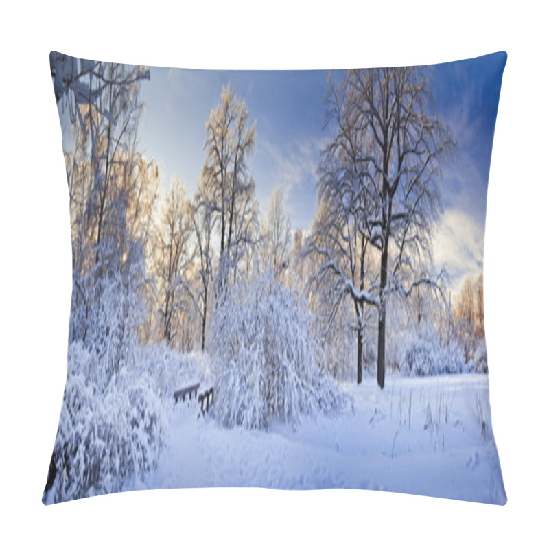 Personality  Winter Panorama Pillow Covers