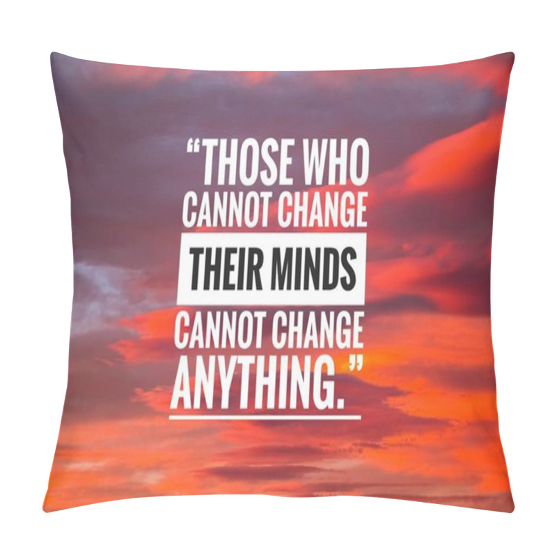 Personality  Inspirational Motivation Quote About Life With Beautiful Natural Background,successful Inspiration Quote Pillow Covers