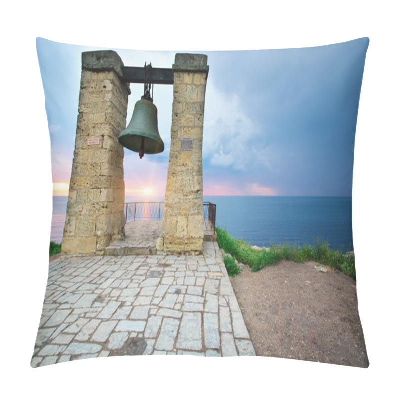 Personality  Big Bell On Sea Shore Pillow Covers