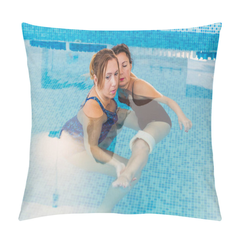 Personality  Watsu. The Direction Of Alternative Medicine, The Form Of Therap Pillow Covers