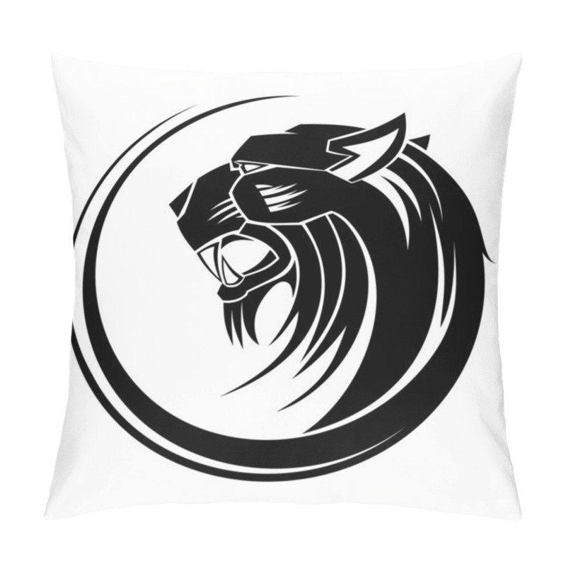 Personality  Lion Circle Tribal Tattoo Art. Pillow Covers