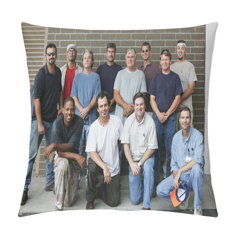 Personality  Blue Collar Guys Pillow Covers