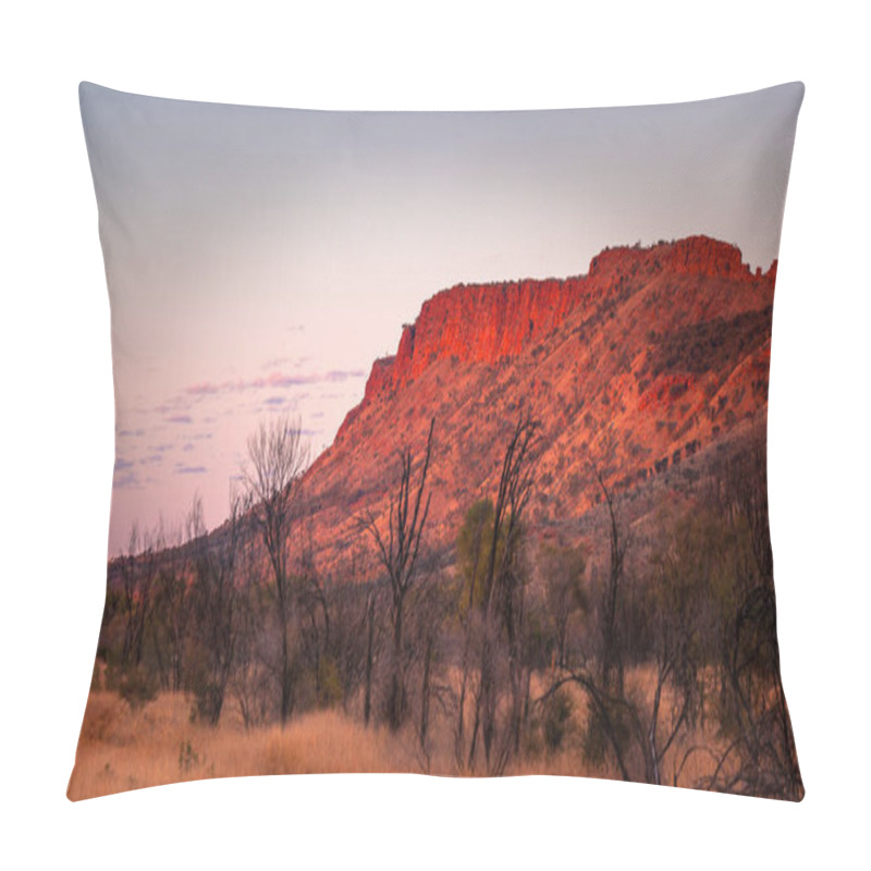 Personality  MacDonnell Ranges At Sunset, Northern Territory, Australia Pillow Covers