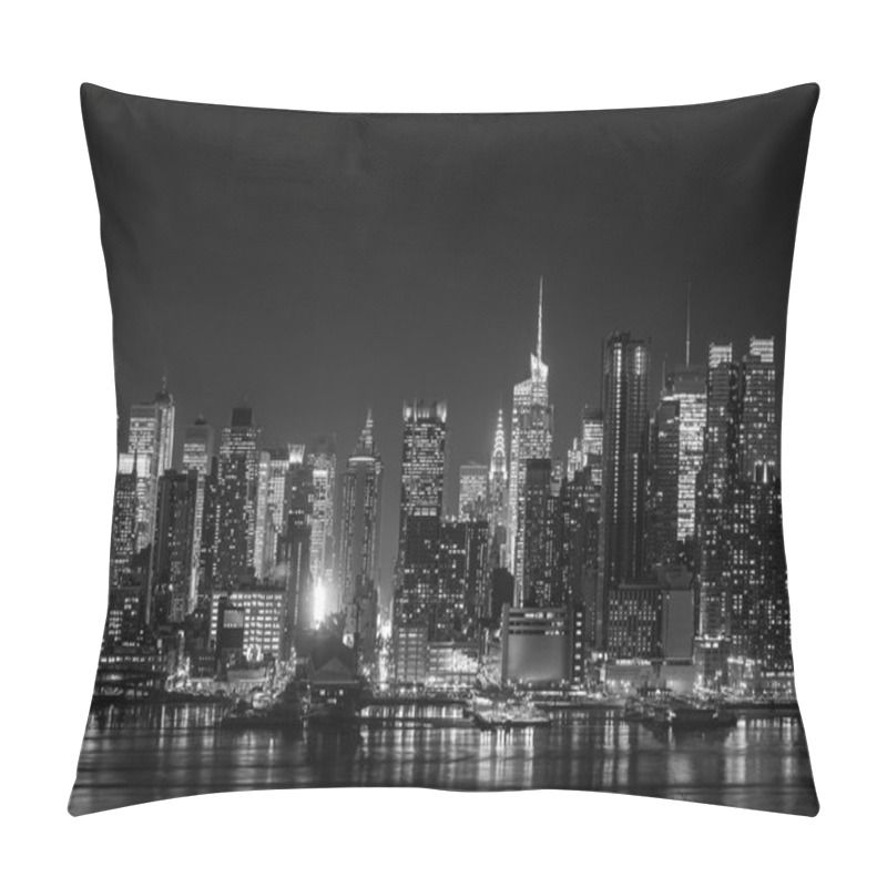 Personality  New York City With Skyscrapers Pillow Covers