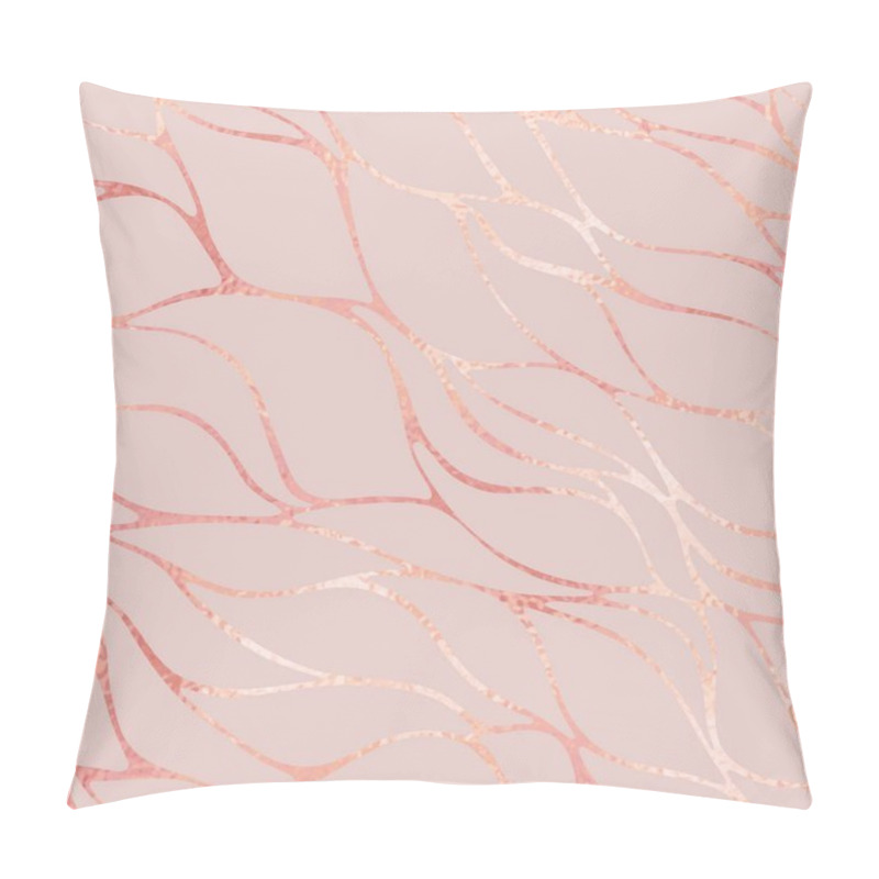 Personality  Delicate Rose Marble. Texture Of Marble With Imitation Of Rose Gold For The Design Of Surfaces, Invitations, Business Cards, Wrapping Paper Pillow Covers