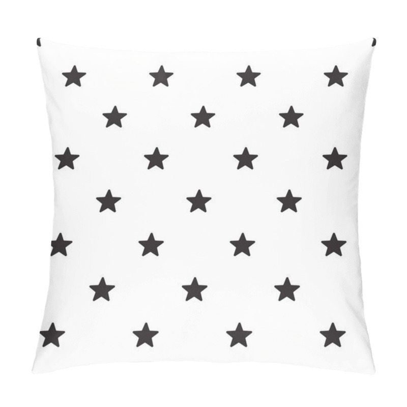 Personality  Vector Seamless Star Pattern, Star Background. Pillow Covers