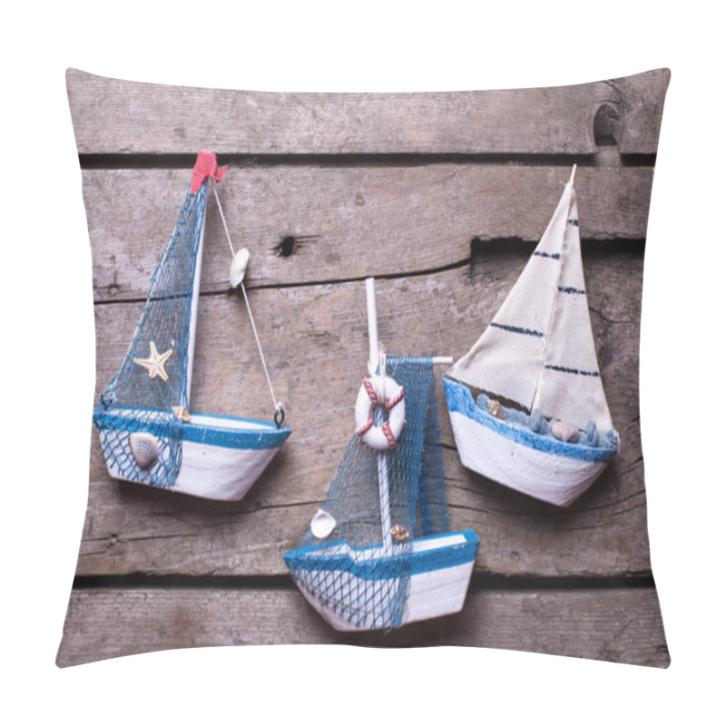 Personality  Decorative Sailing Boats Pillow Covers