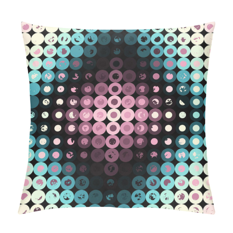 Personality  Geometric Abstract Pattern In Low Poly Style. Pillow Covers