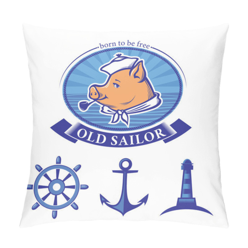 Personality  Old Sailor Pillow Covers