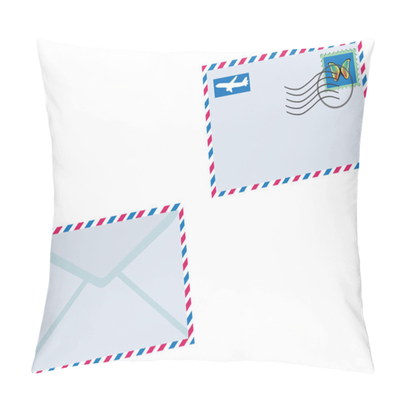 Personality  Shipping Letters Stamped By Air Pillow Covers