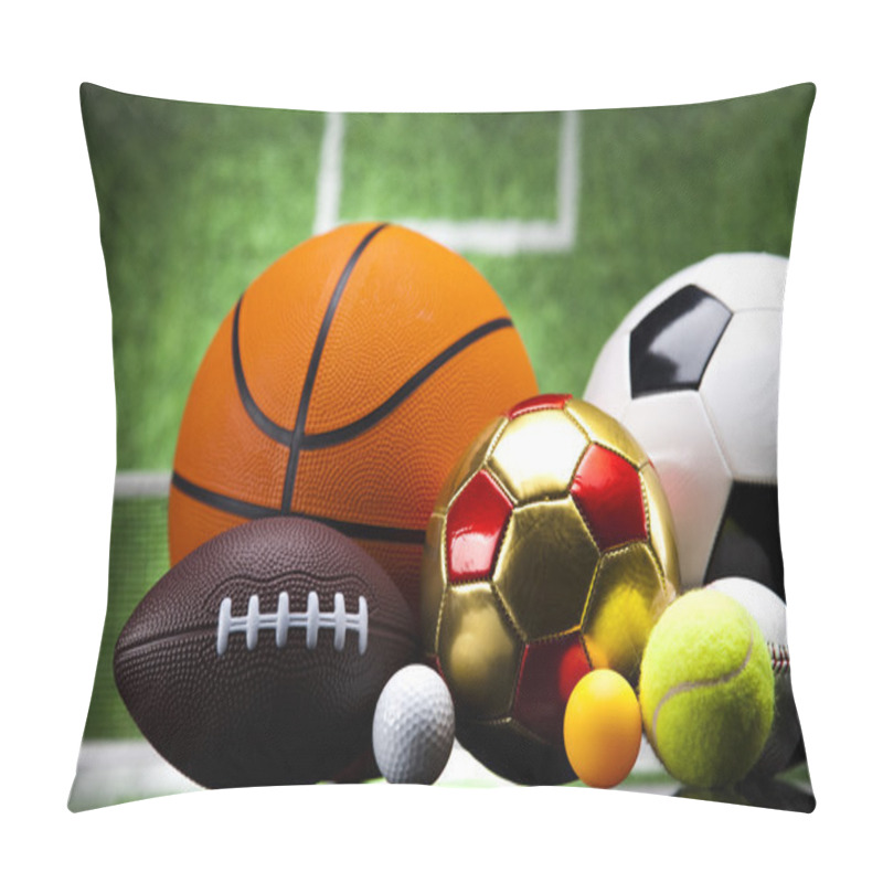 Personality  Sports Balls, A Lot Of Balls And Stuff Pillow Covers