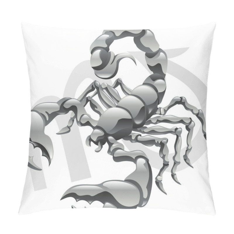 Personality  Scorpio The Scorpion Star Sign Pillow Covers