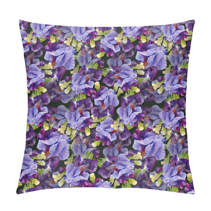 Personality  Irises Pattern Pillow Covers