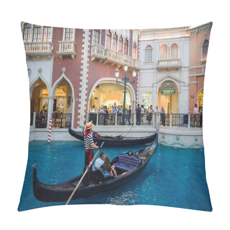 Personality  This Venice-themed Luxury Hotel And Casino Is Located On The Las Vegas Strip Las Vegas, Nevada.The Venetian Resort Hotel Casino Has Many Italian Charms- A Canal With Gondolas And Singing Gondoliers,Italian Architecture, Rialto Bridge And A Campanile  Pillow Covers