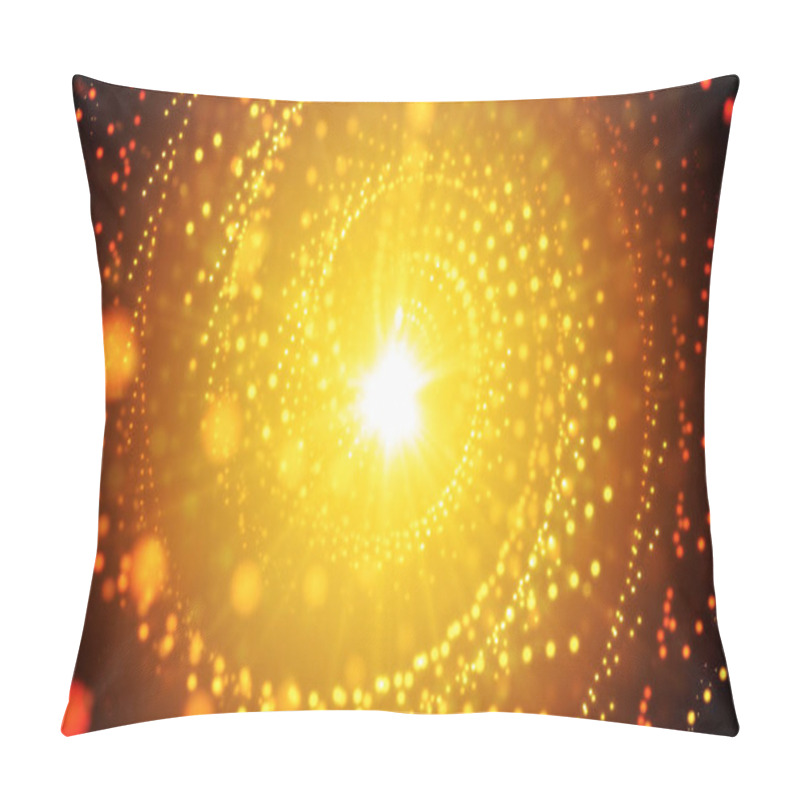 Personality  Party Background With Glittering Lights And Abstract Particles. 8K Ultra HD Resolution At 300dpi Pillow Covers