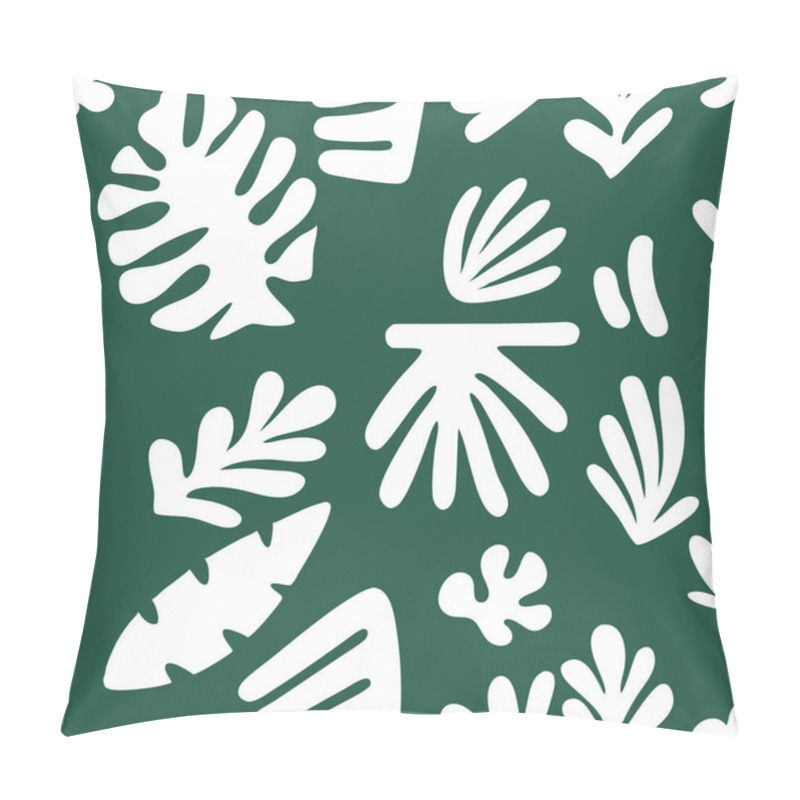 Personality  Tremdy Pattern  Background With Abstract Floral And Leaf Patterns Pillow Covers