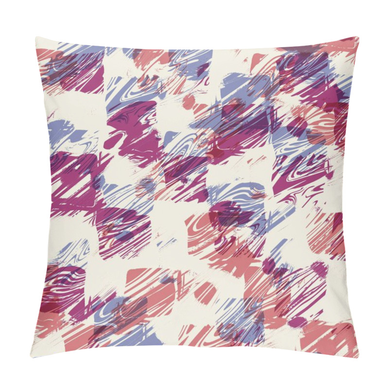 Personality  Seamless Abstract Pattern In Shades Of Pink Pillow Covers