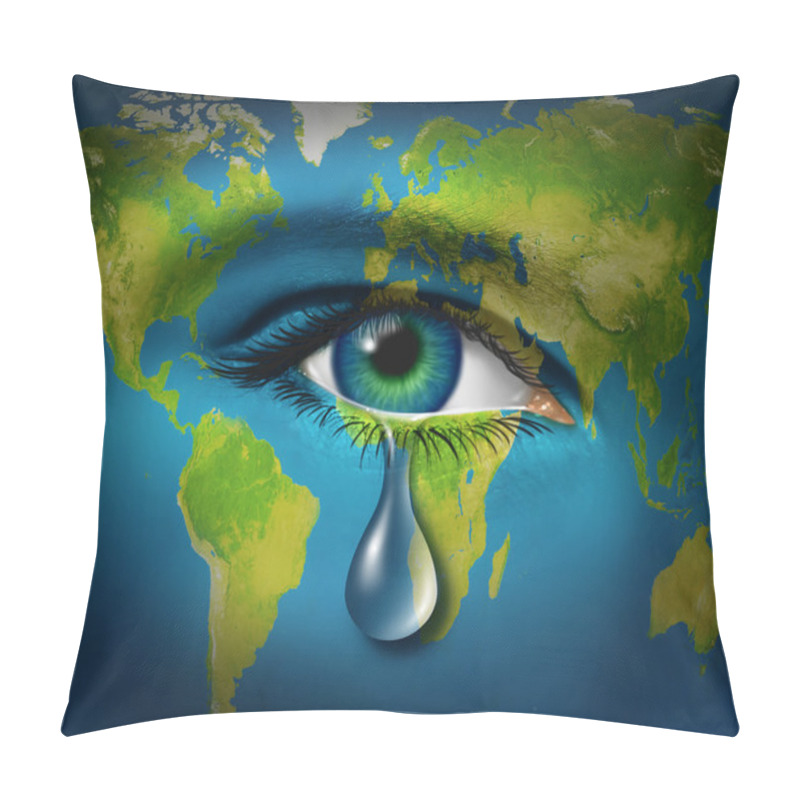 Personality  World Poverty Pillow Covers