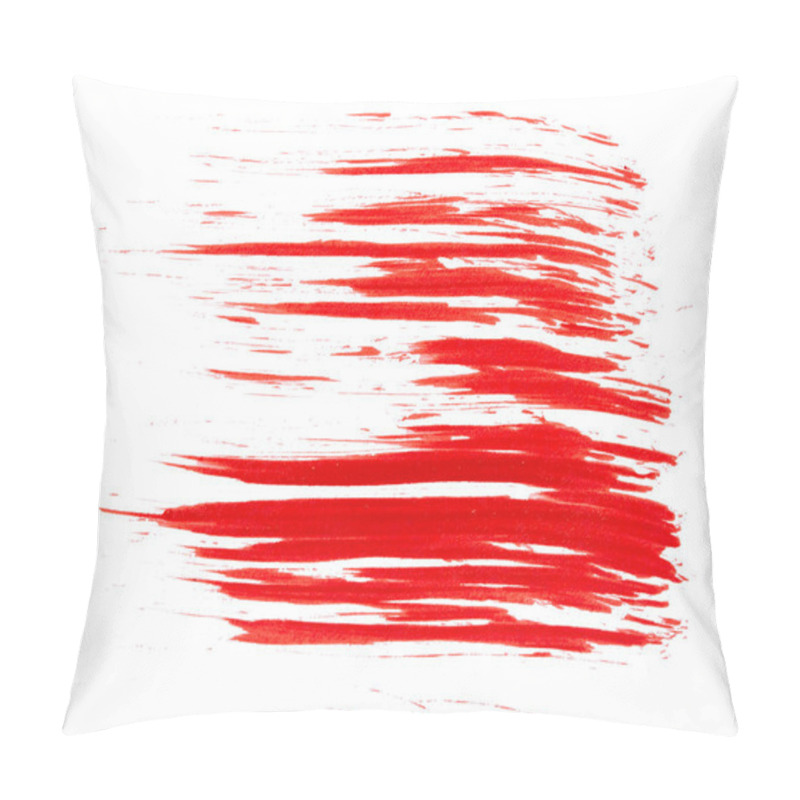 Personality  Red Paint Pillow Covers