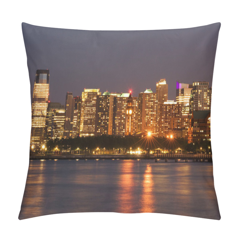 Personality  Jersey City Skyline Pillow Covers