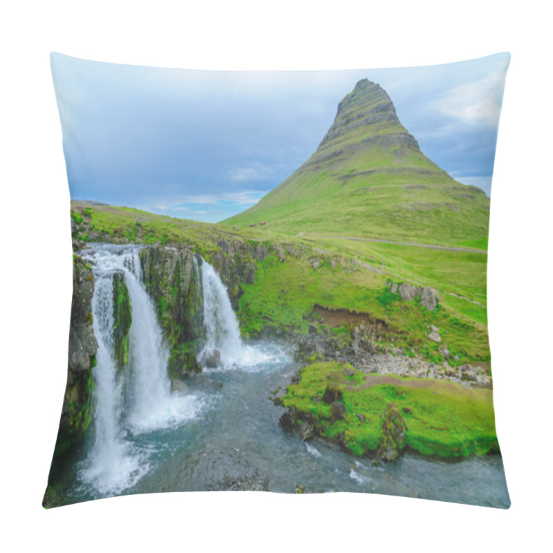 Personality  Kirkjufell Mountain , And The Kirkjufellsfoss Waterfalls Pillow Covers