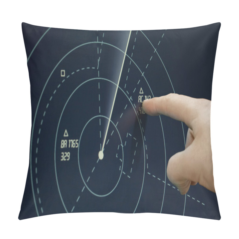 Personality  Plane On Radar Pillow Covers