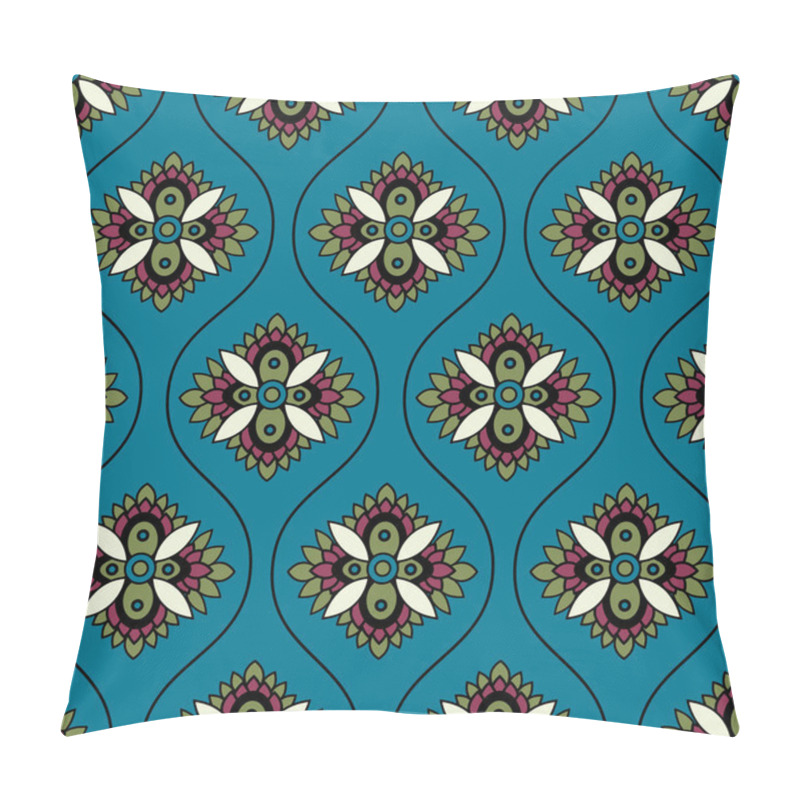 Personality  Seamless Floral Paisley Ornament Pattern Pillow Covers