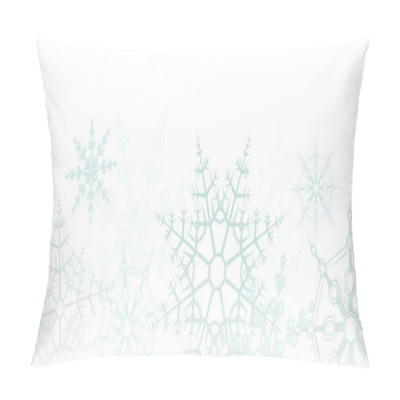 Personality  Snowflake Border Pillow Covers