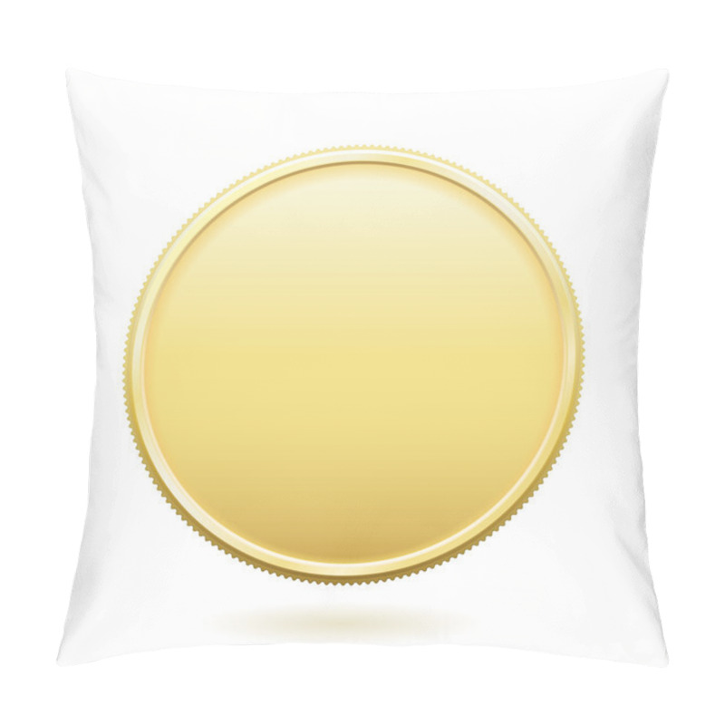 Personality  Gold Coin With Copy Space Pillow Covers