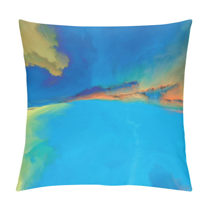 Personality  Synergies Of Abstract Landscape Pillow Covers