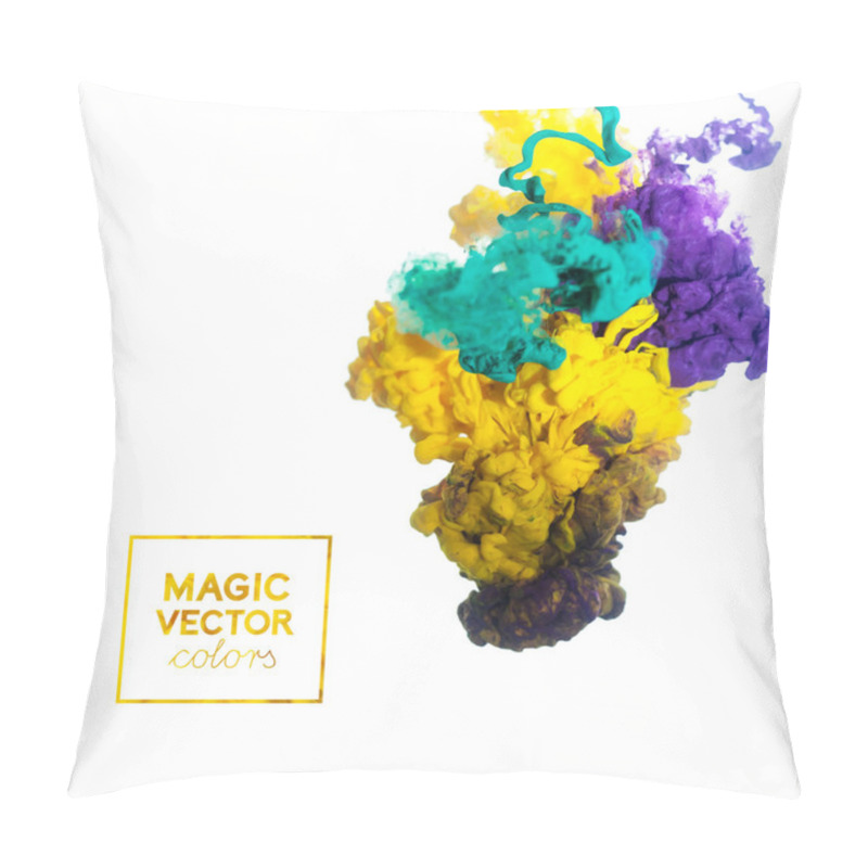 Personality  Vector Ink Swirling In Water Pillow Covers