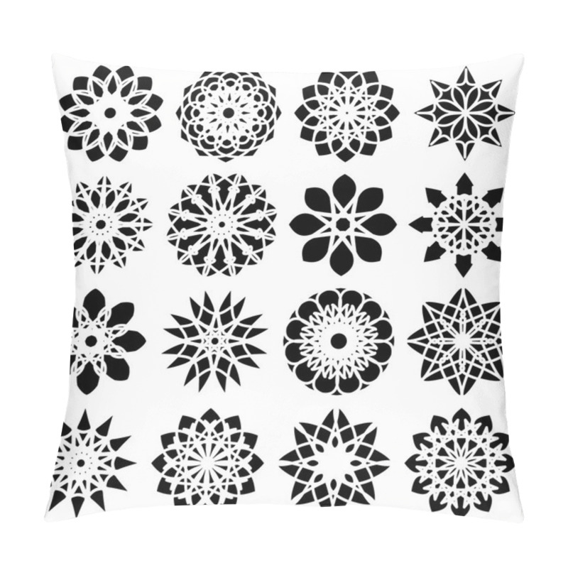 Personality  Round Ornament Set Pillow Covers