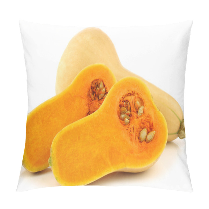 Personality  Bottle Shaped Butternut Pumpkin And A Cut One Pillow Covers