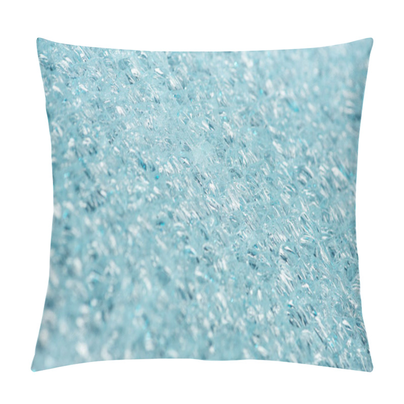 Personality  Abstract Blue Glass Textured Background Pillow Covers