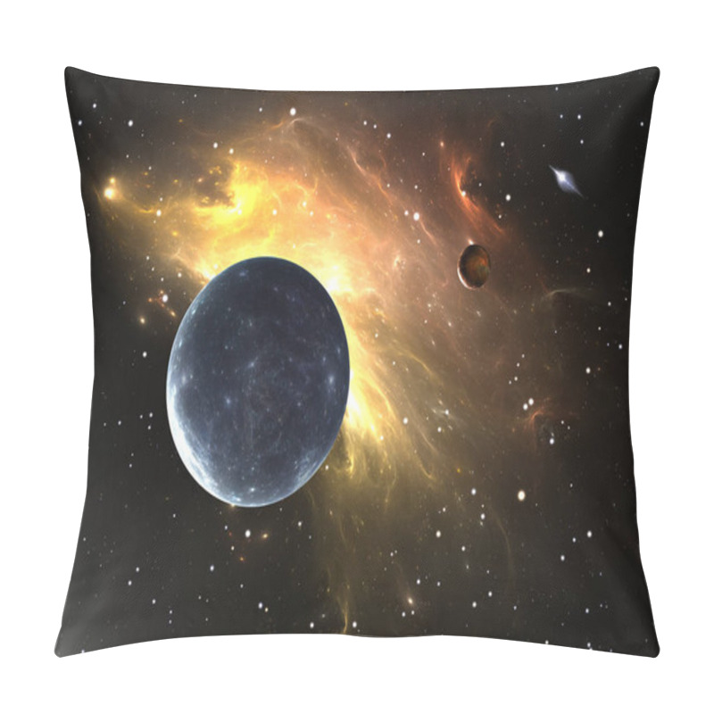 Personality  Extrasolar Planets Or Exoplanets. 3D Illustration Pillow Covers