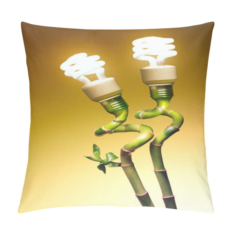 Personality  Two Economy Lamps As Flowers Pillow Covers