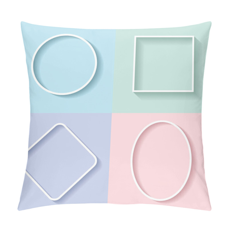 Personality  Frames Design Elements Pillow Covers