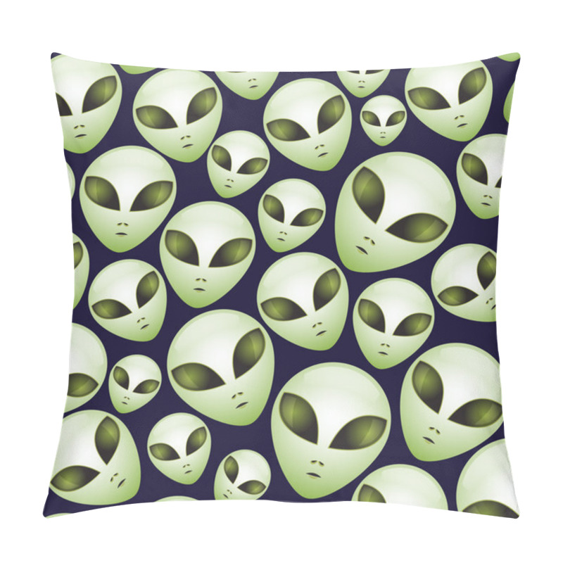 Personality  Extraterrestrials Heads Pillow Covers